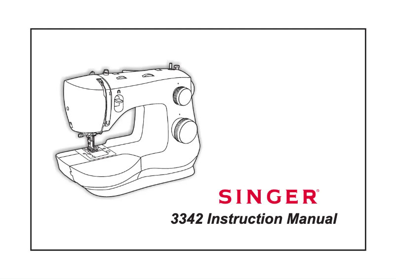 Page n°1 - Manuel utilisateur Singer 3342