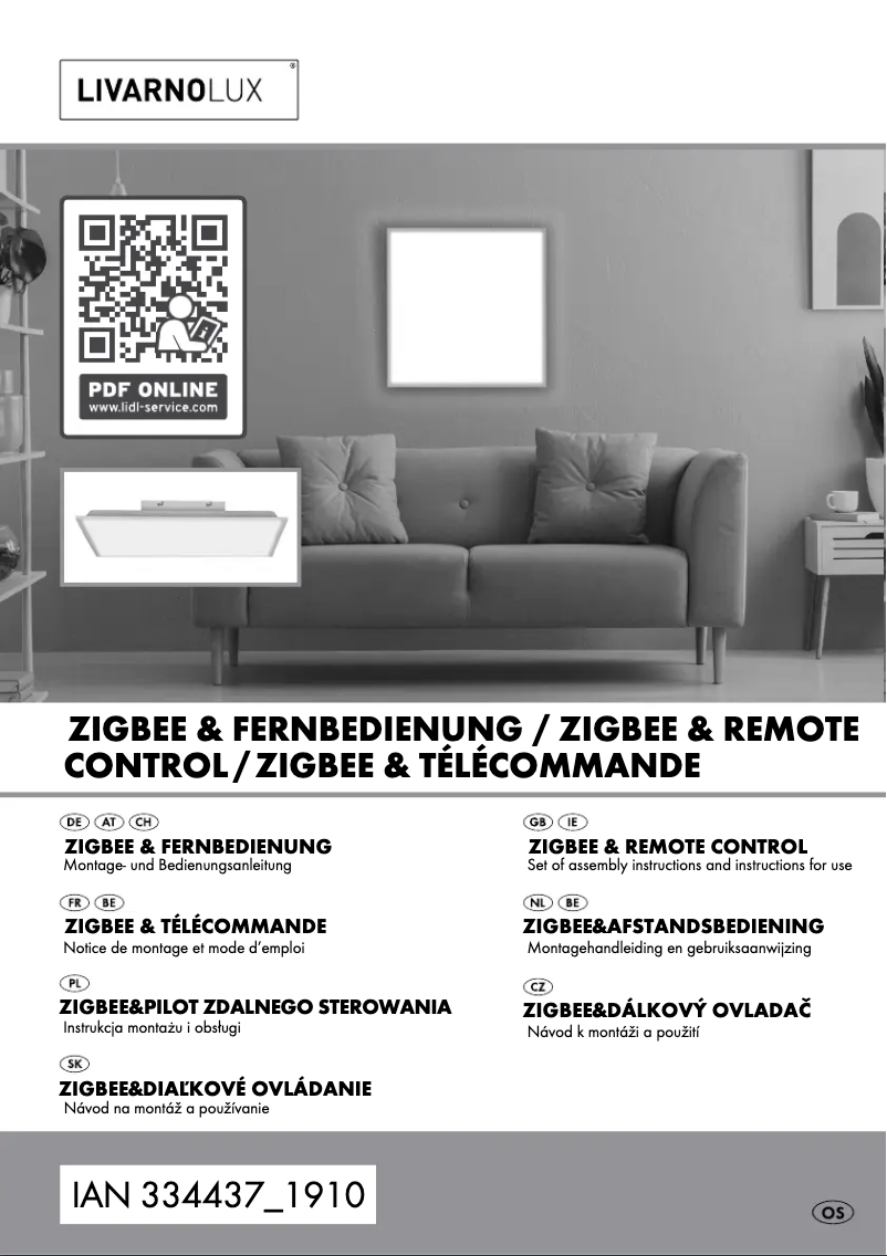 Image de la première page du manuel de l'appareil IAN 334437