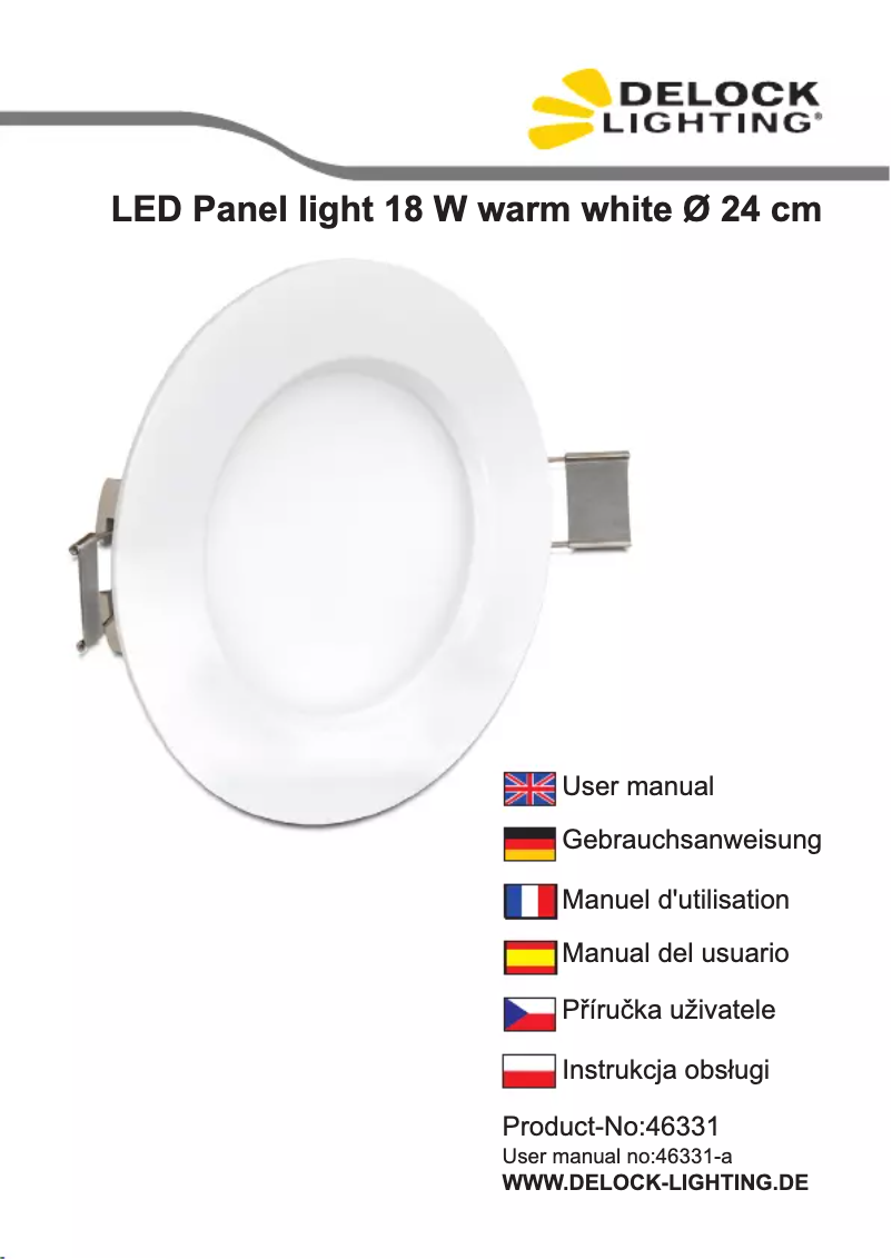 Image de la première page du manuel de l'appareil 46331