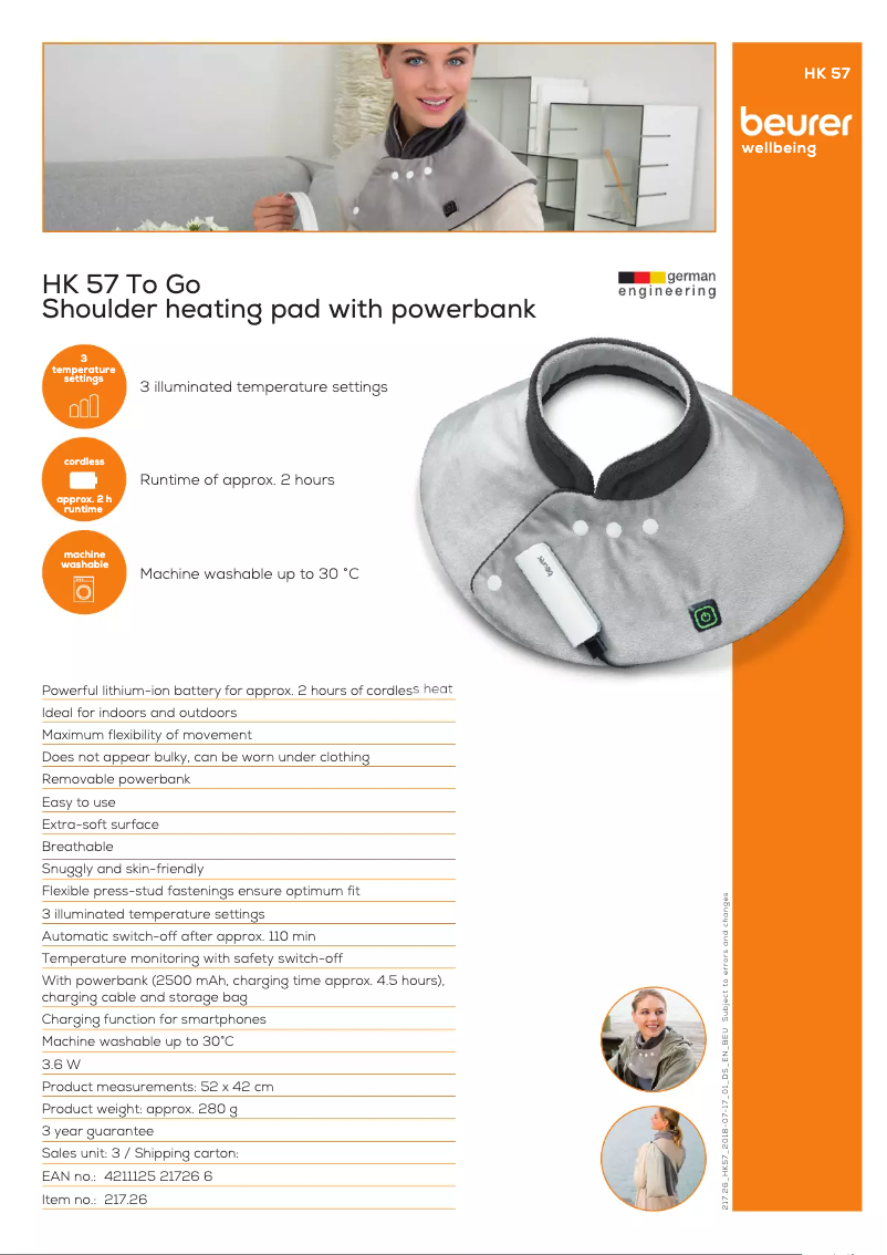 Image de la première page du manuel de l'appareil HK 57