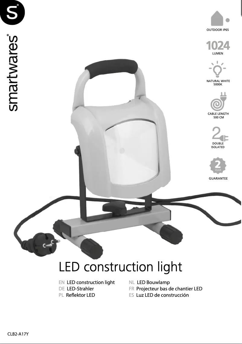 Page n°1 - Manuel utilisateur Smartwares 10.021.03