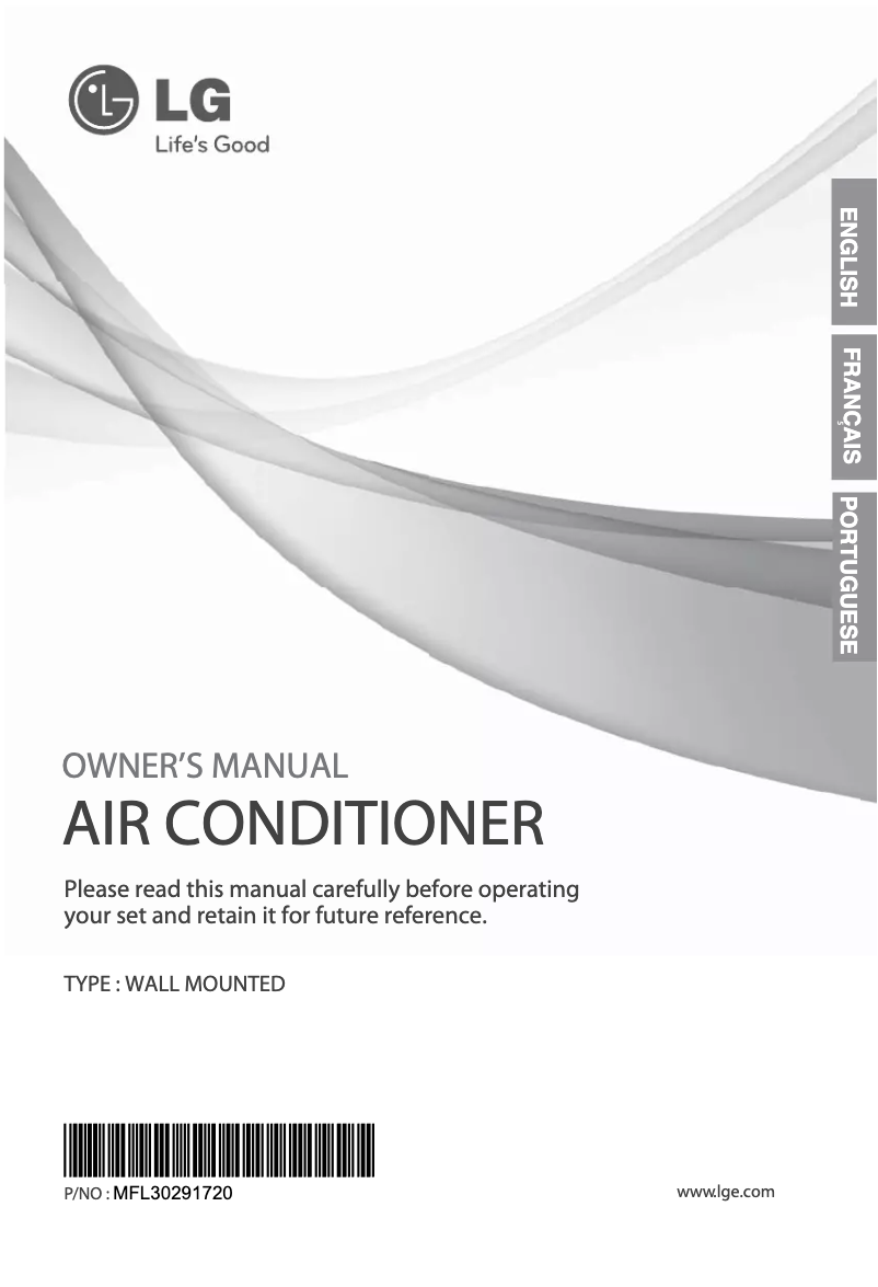 Page 1 de la notice Manuel utilisateur LG HSNC1865NA5