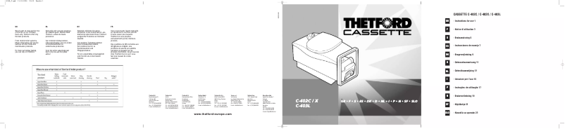 Image de la première page du manuel de l'appareil Cassette C-402C