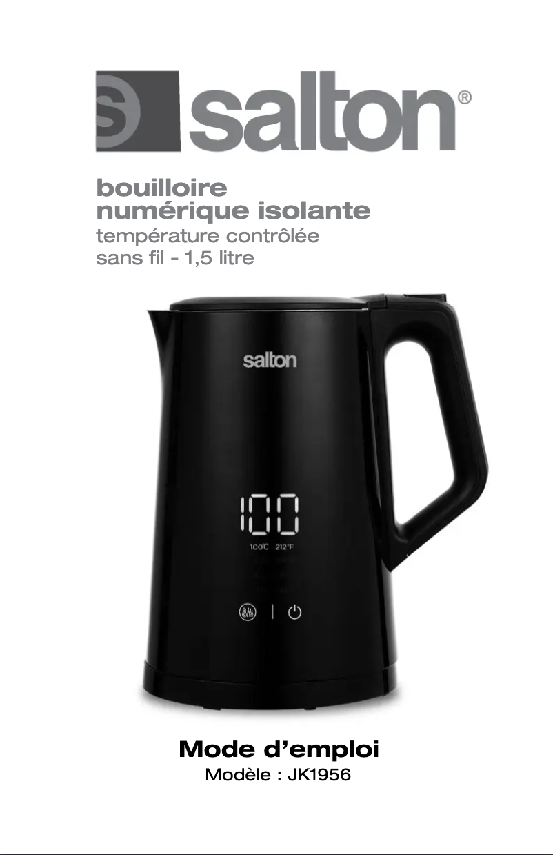 Image de la première page du manuel de l'appareil JK1956