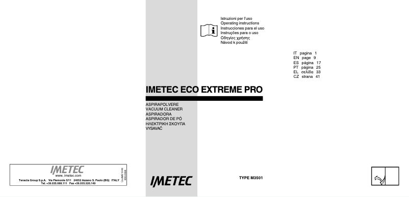 Página 1 del manual Manual de usuario Imetec Extreme Pro