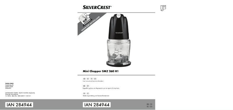 Page n°1 - Manuel utilisateur SilverCrest SMZ 260 H1