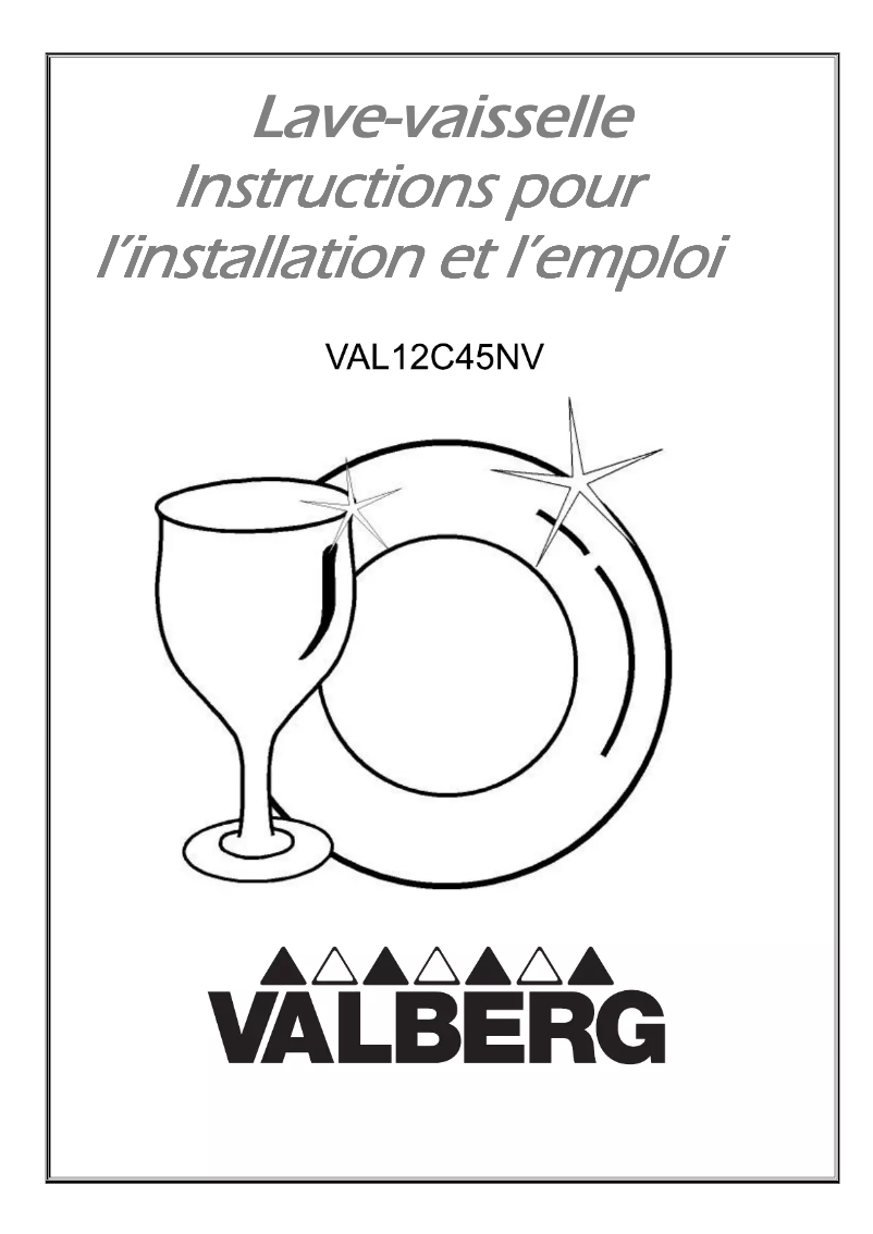 Page 1 de la notice Manuel utilisateur Valberg VAL 12C45 NV