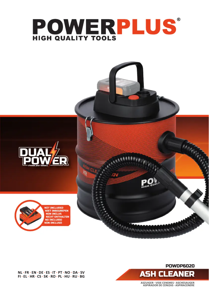 Image de la première page du manuel de l'appareil POWDP6020