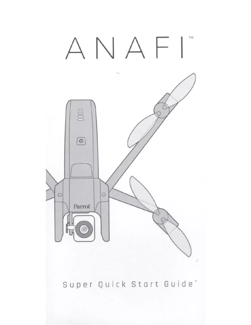 Image de la première page du manuel de l'appareil ANAFI Work