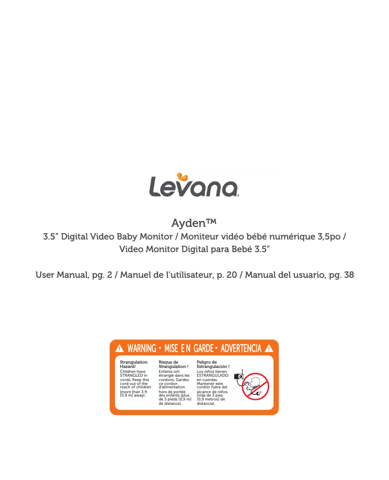 Image de la première page du manuel de l'appareil Ayden