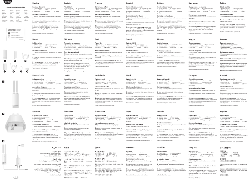 Imagen de la primera página del manual del dispositivo LT500 Outdoor