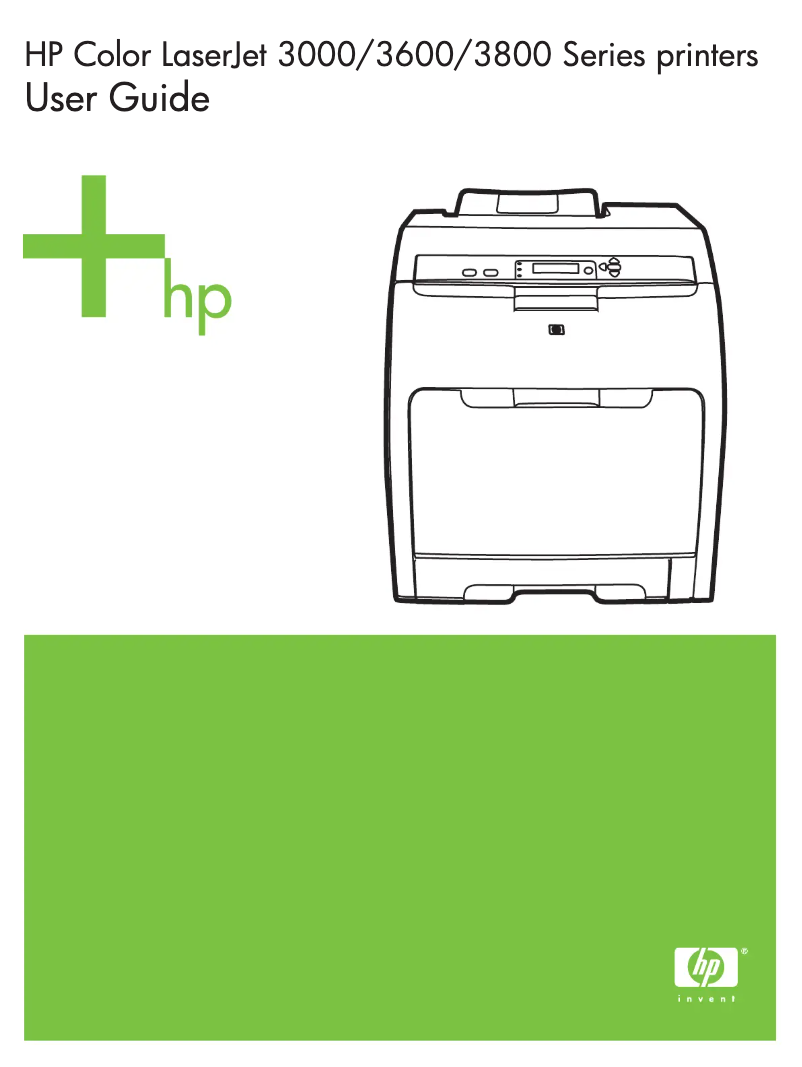 Page 1 de la notice Manuel utilisateur HP Color LaserJet 3800N