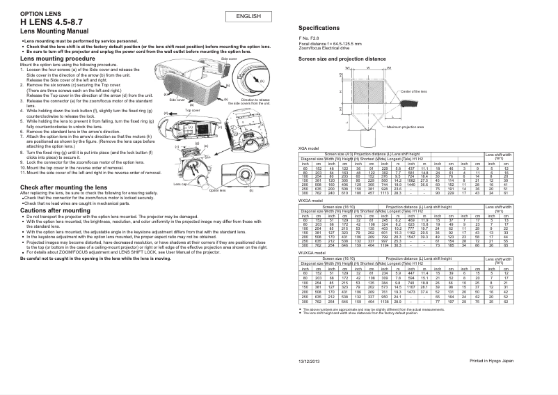 Image de la première page du manuel de l'appareil R9832770