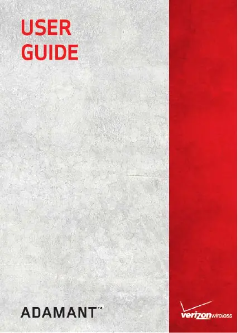 Page 1 de la notice Manuel utilisateur ZTE Adamant