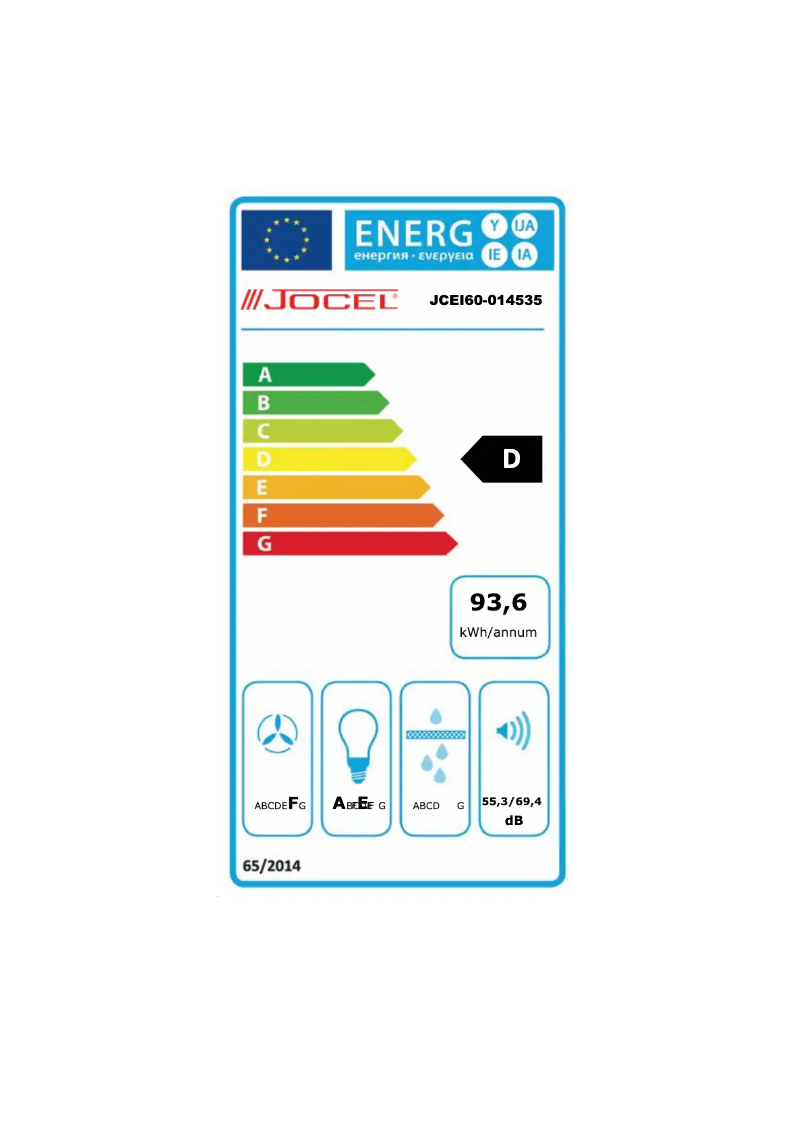 Image de la première page du manuel de l'appareil JCEI60-014535