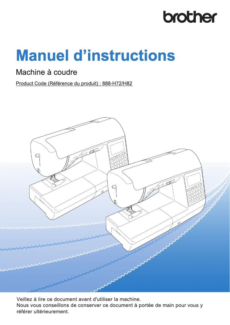 Page n°1 - Manuel utilisateur Brother Innov-is F420