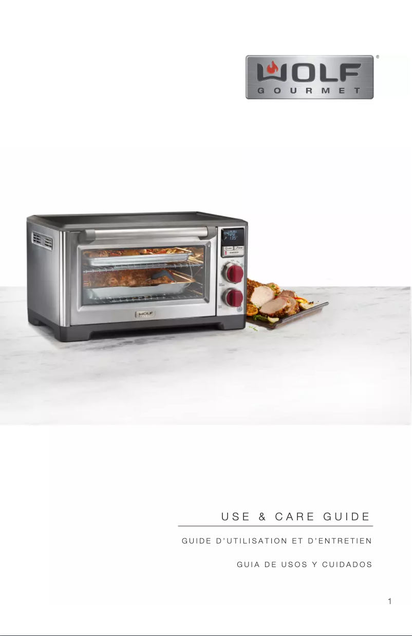 Page 1 de la notice Manuel d'utilisation et d'entretien Wolf WGCO170S