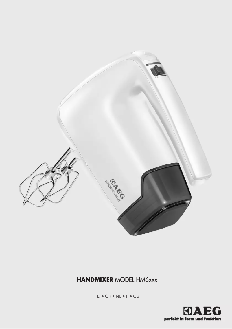 Página 1 del manual Manual de usuario AEG HM6200