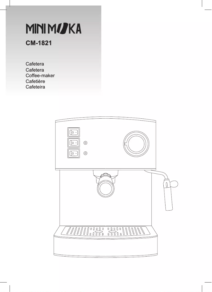 Page n°1 - Manuel utilisateur Mini Moka CM-1821