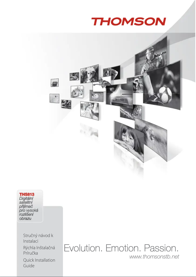 Image de la première page du manuel de l'appareil THS813