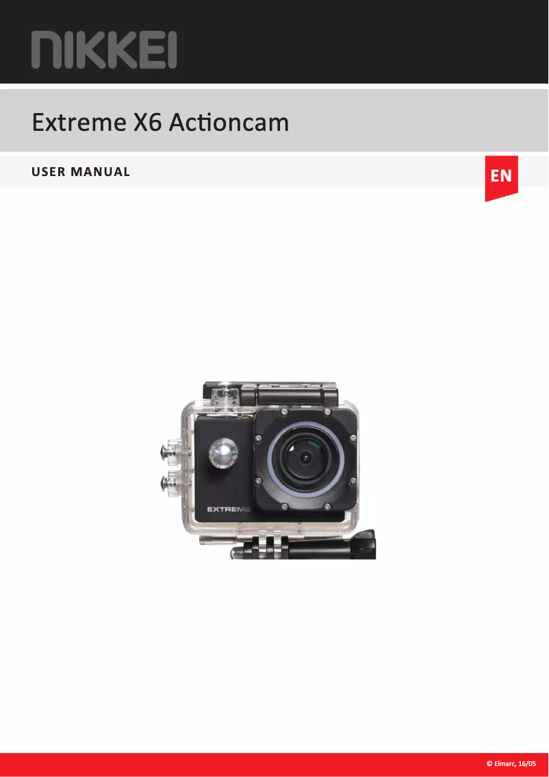 Image de la première page du manuel de l'appareil Extreme X6