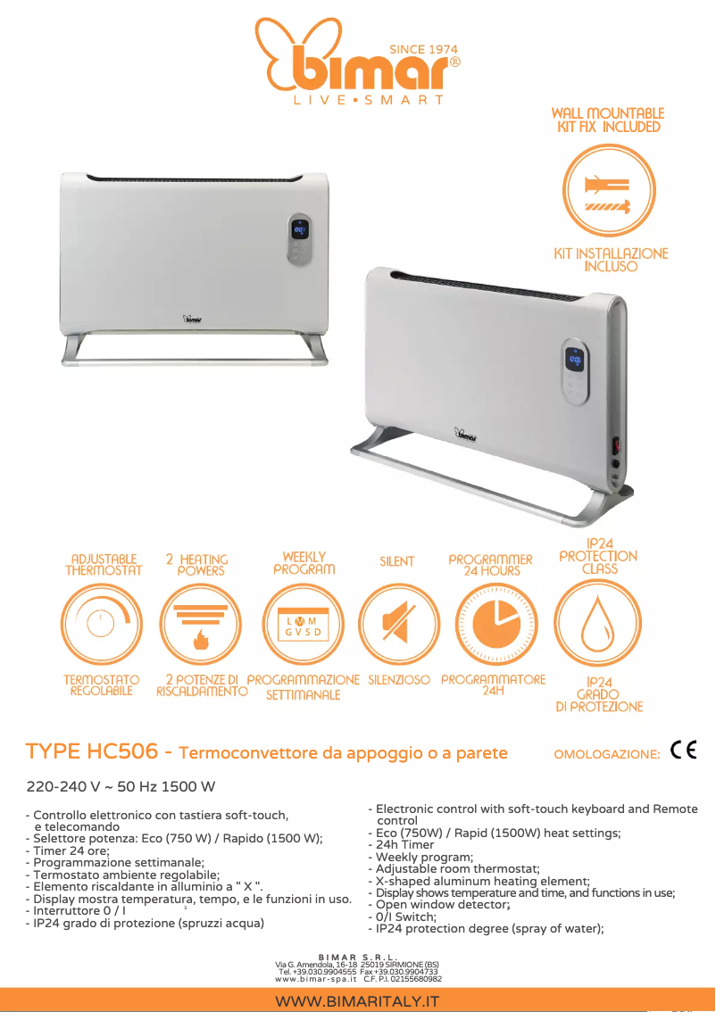 Image de la première page du manuel de l'appareil HC506