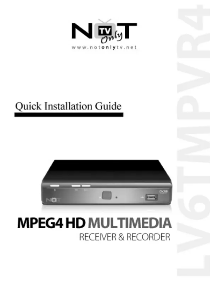Page 1 de la notice Manuel utilisateur LifeView DVB-T MPEG4 HD