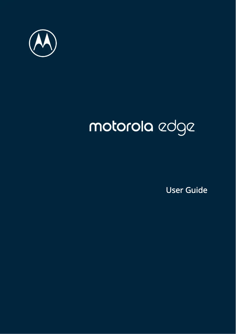 Page 1 de la notice Manuel utilisateur Motorola Edge 2023