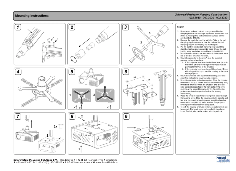 Page n°1 - Manuel utilisateur SmartMetals 002.3040