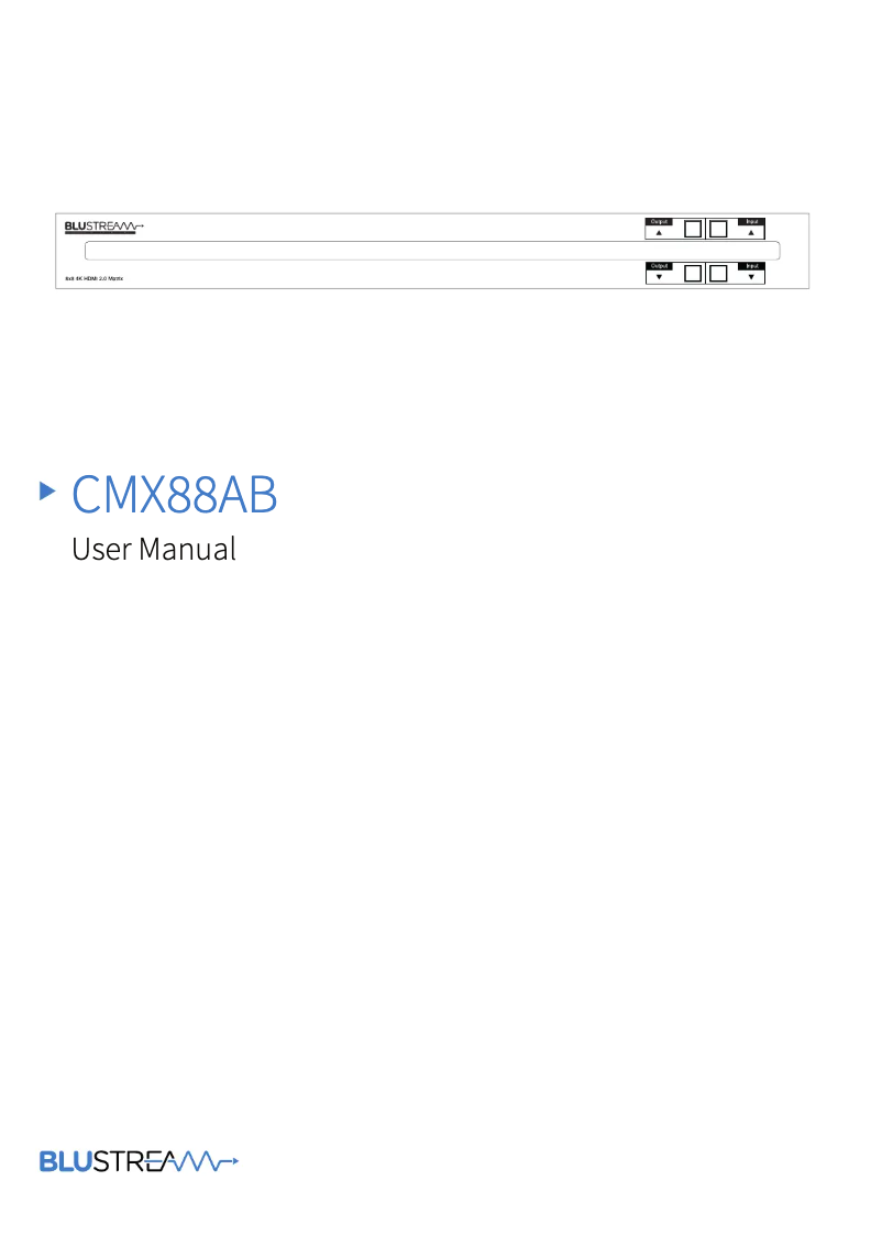 Image de la première page du manuel de l'appareil CMX88AB
