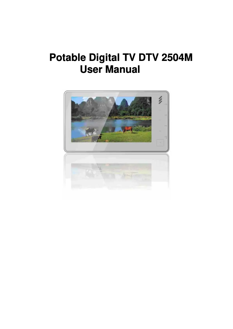 Page n°1 - Manuel utilisateur Trevi DTV 2504 M