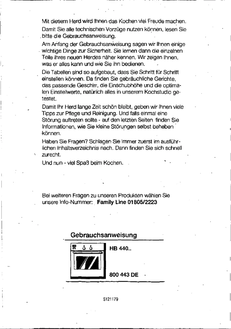 Page 1 de la notice Manuel utilisateur Siemens HB44070