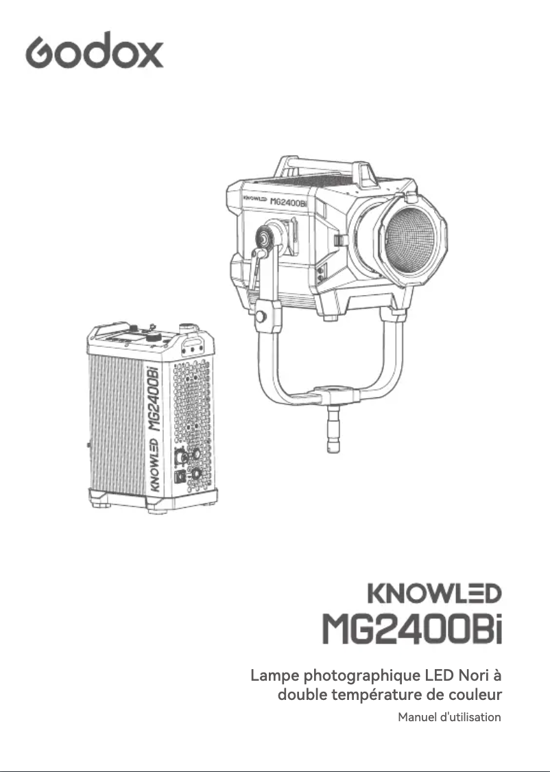 Image de la première page du manuel de l'appareil Knowled MG2400BI