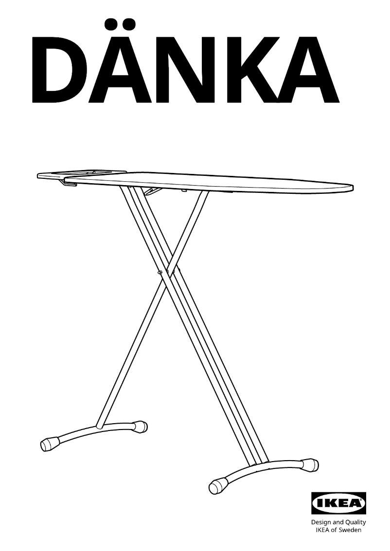 Page 1 de la notice Manuel utilisateur Ikea DÄNKA 004.716.13