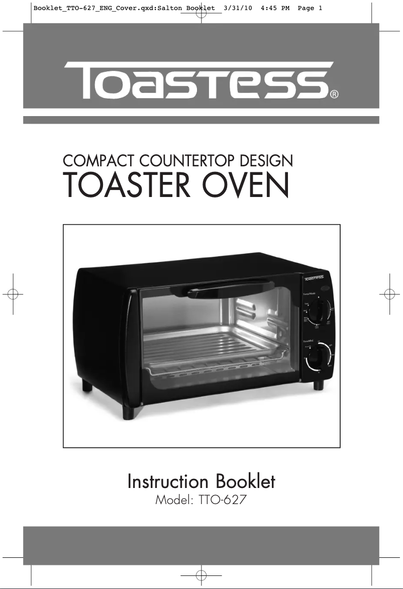 Page 1 de la notice Manuel utilisateur Toastess TTO-627