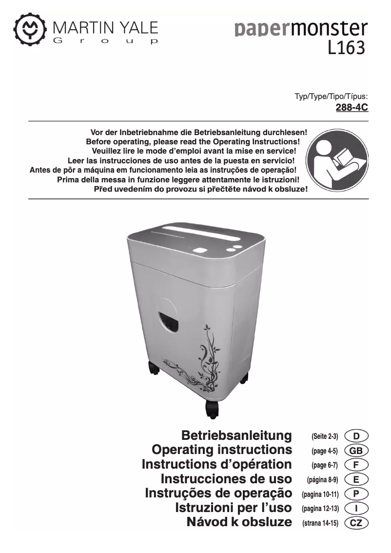 Imagen de la primera página del manual del dispositivo L220 CC