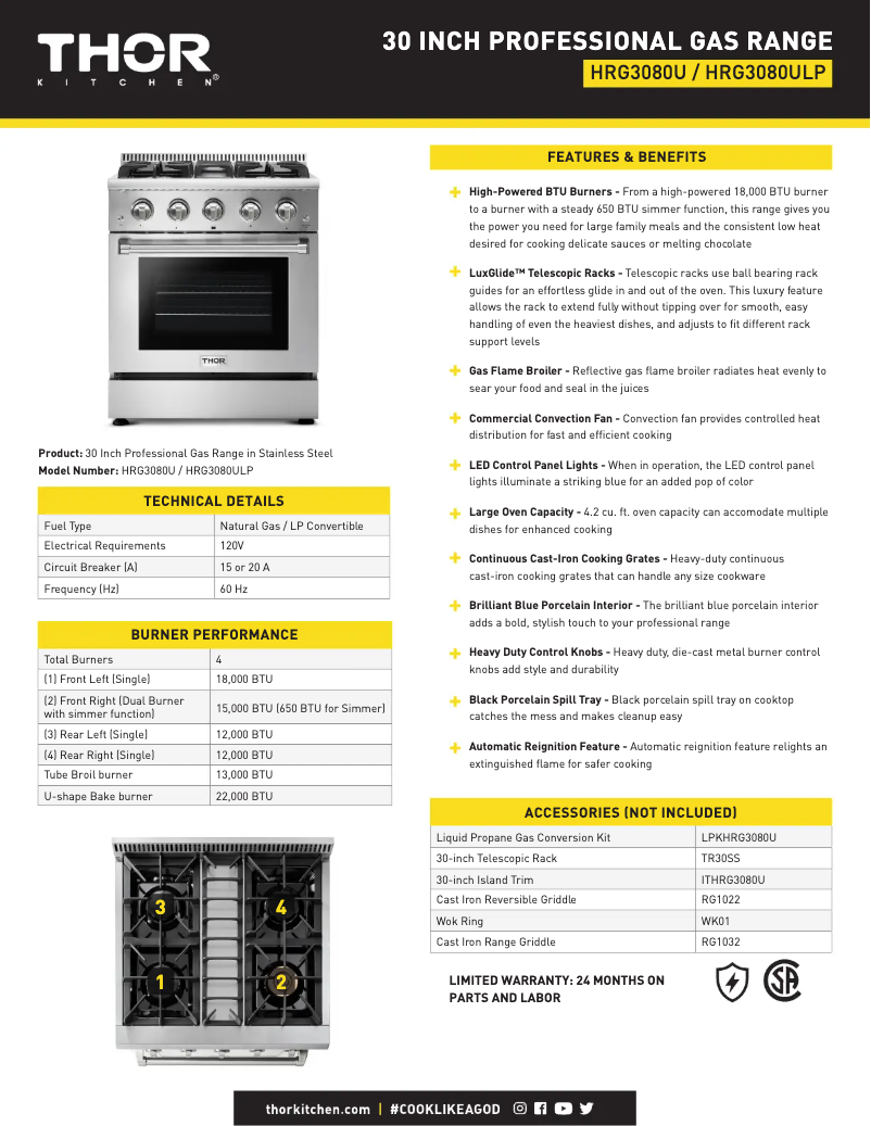 Imagen de la primera página del manual del dispositivo HRG3080ULP