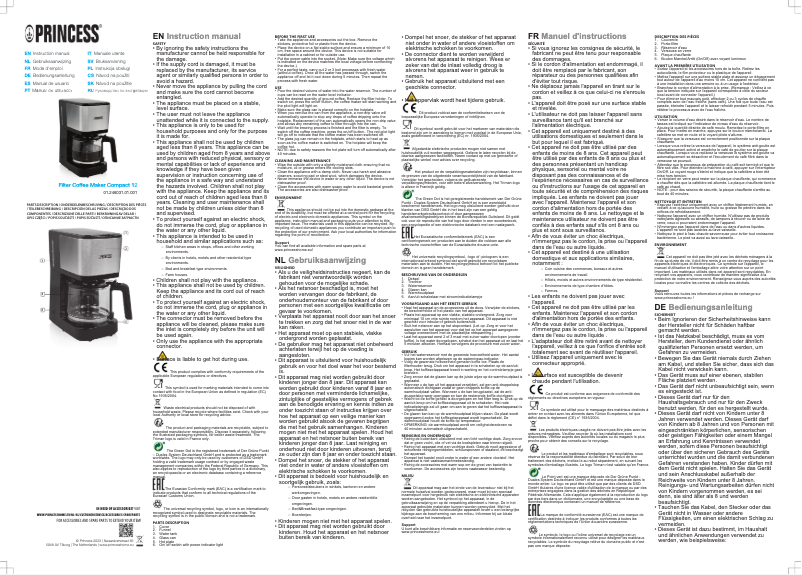 Image de la première page du manuel de l'appareil Compact 12 246031