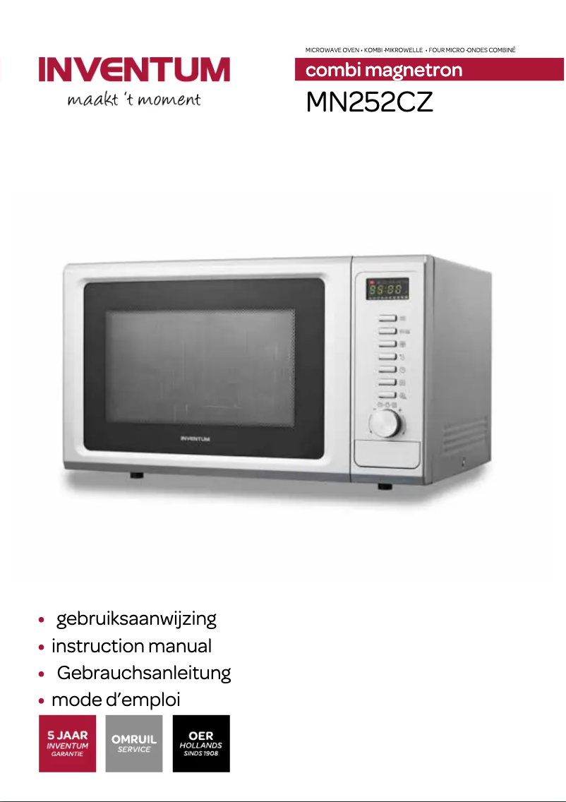Page n°1 - Manuel utilisateur Inventum MN252CZ
