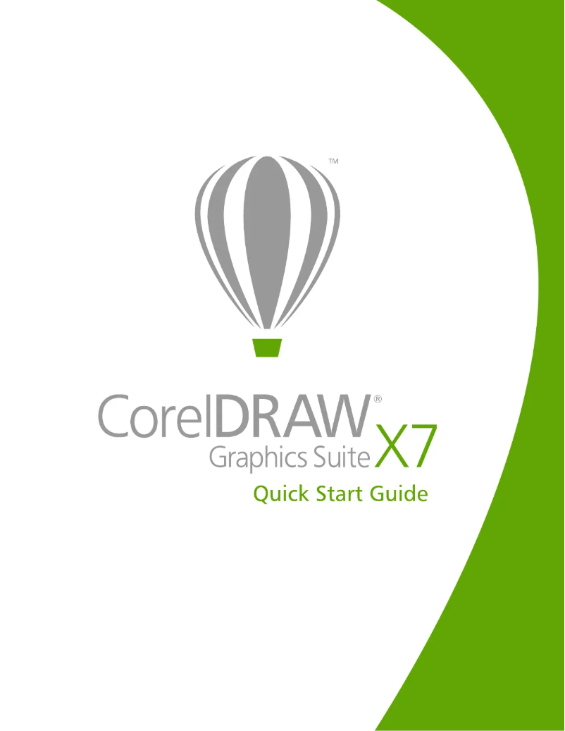 Page n°1 - Manuel utilisateur Corel Draw Graphics Suite X7