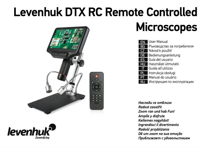 Page n°1 - Manuel utilisateur Levenhuk DTX RC1