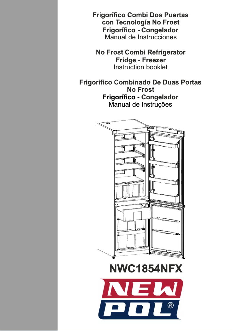 Image de la première page du manuel de l'appareil NWC1854NF
