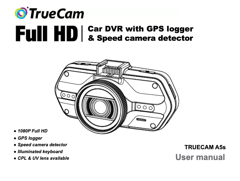 Image de la première page du manuel de l'appareil A5S