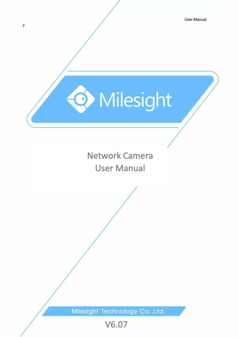 Page n°1 - Manuel utilisateur Milesight MS-C2961-EB