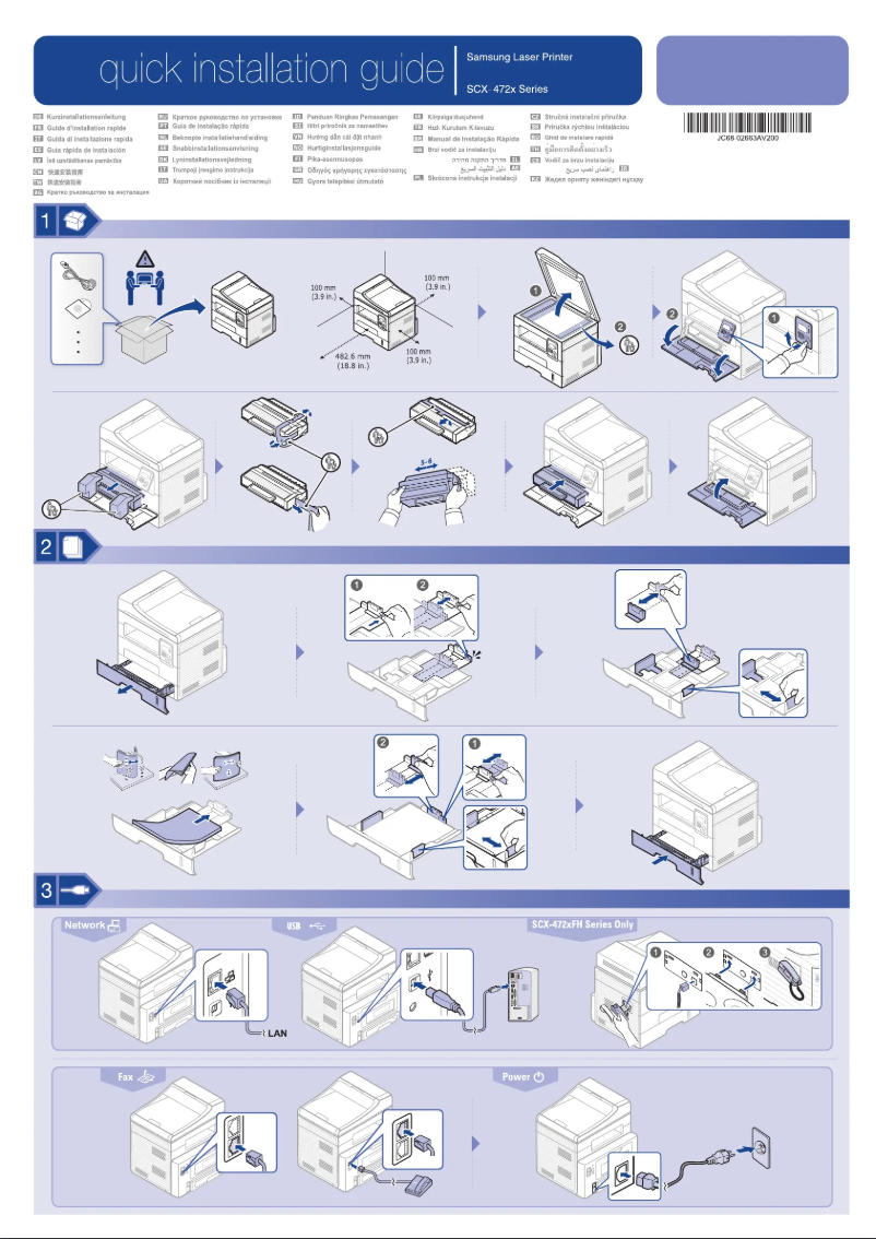 Page n°1 - Manuel utilisateur Samsung SCX-4728FD