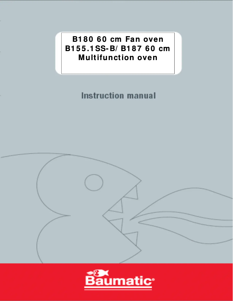 Page 1 de la notice Manuel utilisateur Baumatic B155