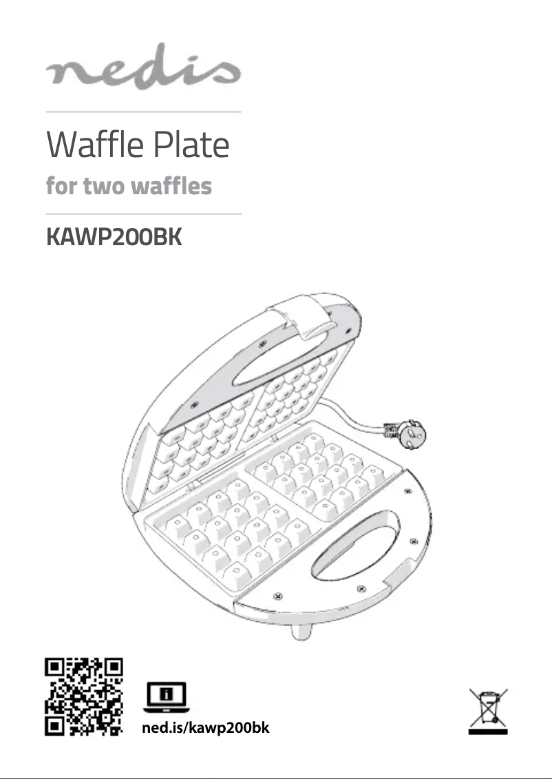 Page 1 de la notice Manuel utilisateur Nedis KAWP200BK