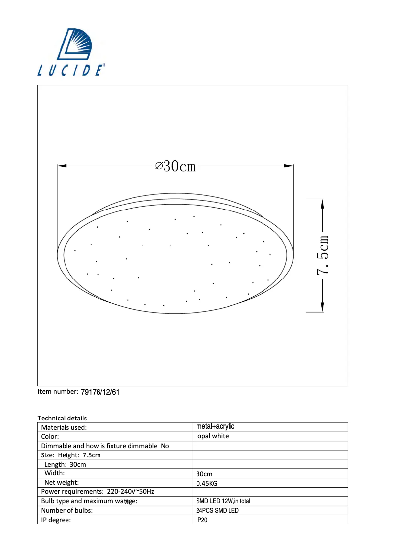 Image de la première page du manuel de l'appareil Twinka 79176/12/61
