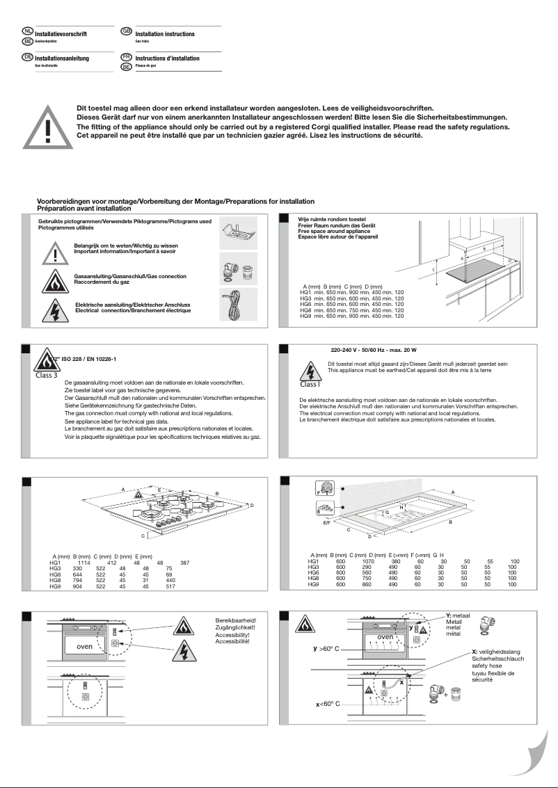 Image de la première page du manuel de l'appareil HG311MTF30IL