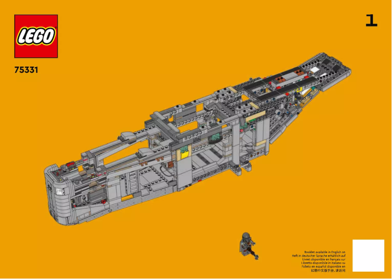 Page 1 de la notice Manuel utilisateur Lego Star Wars 75331